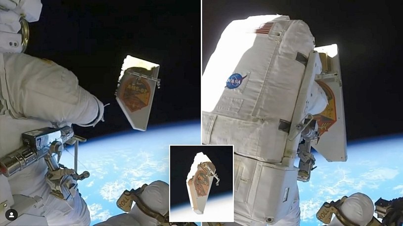 Zobaczcie, jak astronauci zaśmiecają ziemską orbitę na spacerze kosmicznym /Geekweek