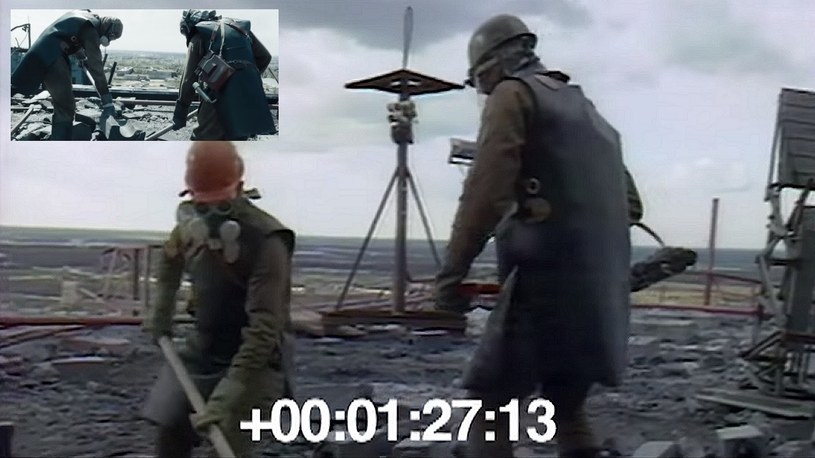 Zobaczcie porównanie scen z filmu Czarnobyl z rzeczywistymi nagraniami /Geekweek