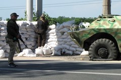 Zobaczcie punkt kontrolny separatystów przed Donieckiem