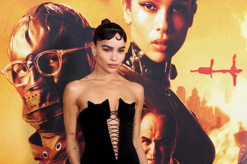 Zoe Kravitz jako Kobieta Kot w filmie "Batman" /CAITLIN OCHS /Agencja FORUM