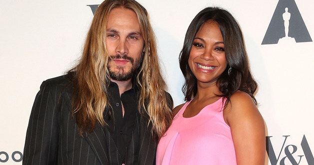 Zoe Saldana z mężem /Frederick M. Brown /Getty Images