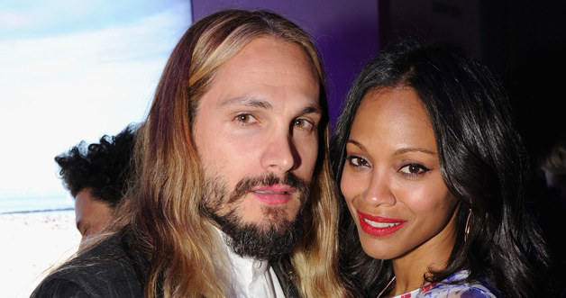 Zoe Saldana z mężem /Bryan Bedder /Getty Images