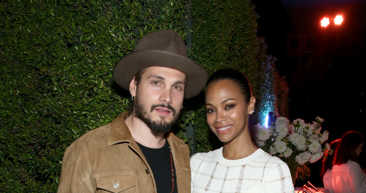 Zoe Saldana z mężem /Jonathan Leibson /Getty Images