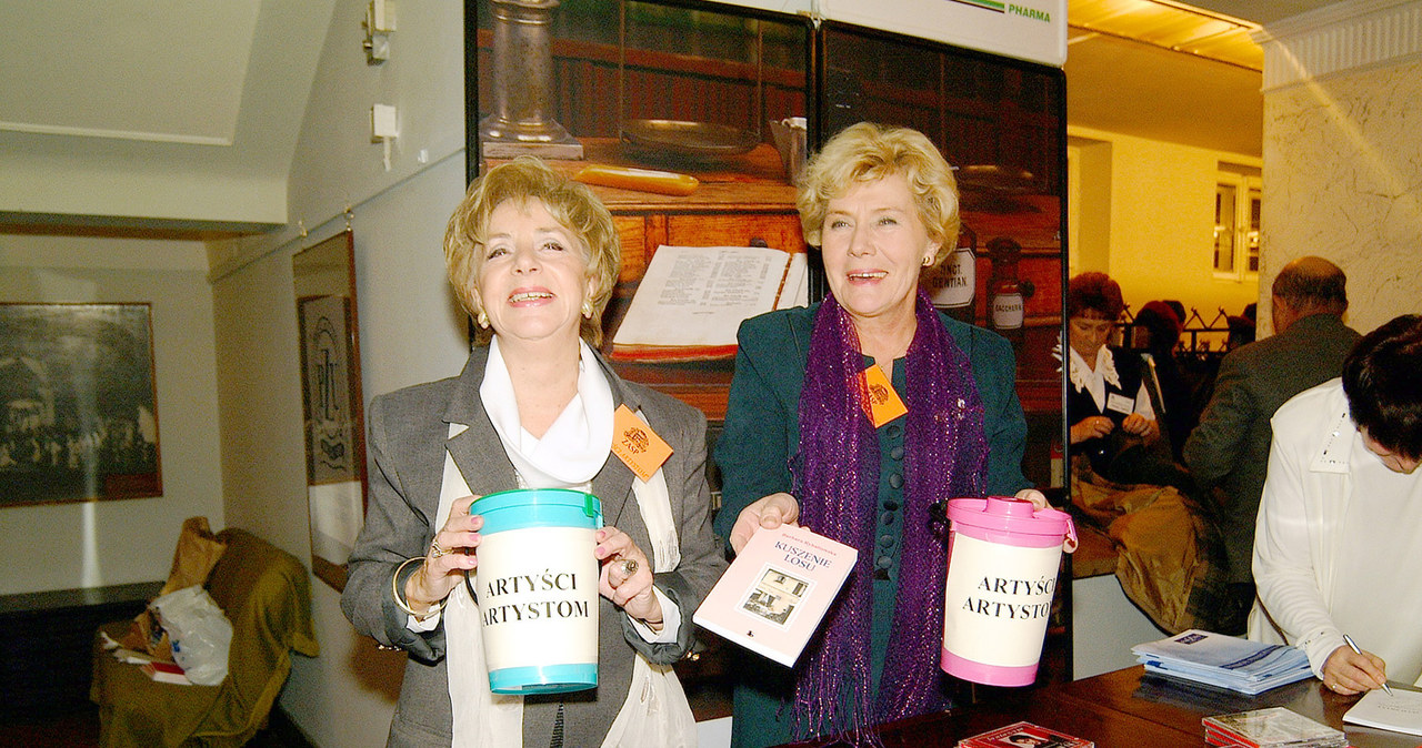 Zofia Czerwińska i Teresa Lipowska, 2003 rok /Mikulski /AKPA