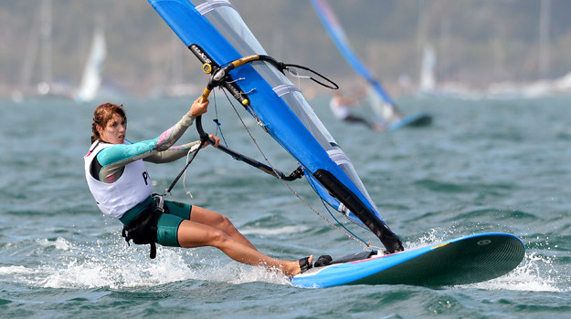 Medalowi żeglarze Zofia Noceti-Klepacka /William West /AFP