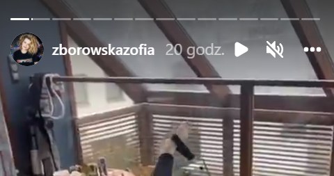 Zofia Zborowska ćwiczy pilates /@zborowskazofia /Instagram