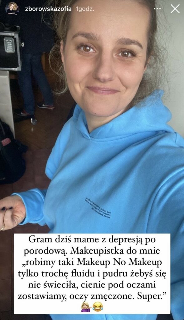 Zofia Zborowska w nowej roli /Instagram