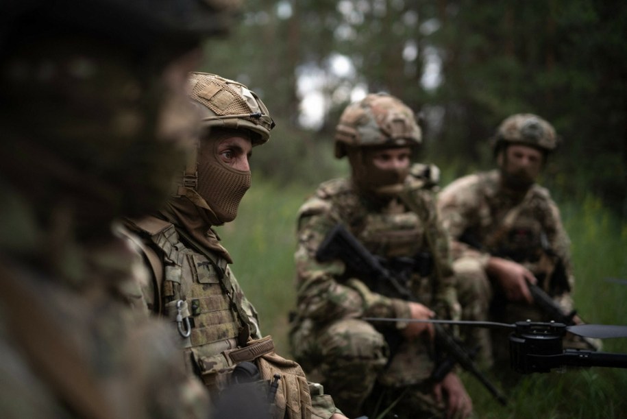 Żołnierze batalionu „Czarne Niebo” brygady "Spartan", należącej do Narodowej Gwardii Ukrainy /FLORENT VERGNES/AFP/East News /East News