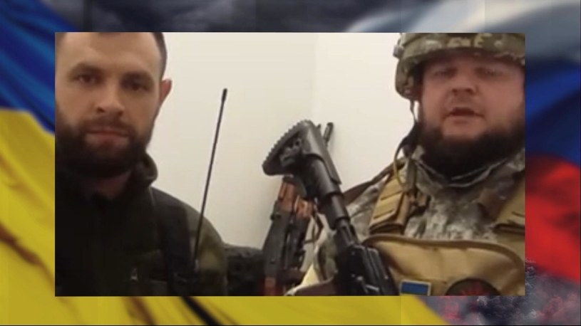 Żołnierze batalionu ochotniczego w Kijowie /Polsat News