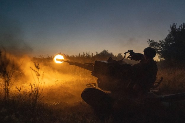 Żołnierze jednostki artylerii przeciwlotniczej jednej z brygad Gwardii Narodowej Ukrainy /Mykola Kalyeniak /PAP