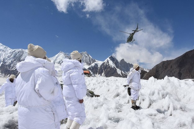 Żołnierze na lodowcu Siachen /AA/ABACA /PAP/Abaca