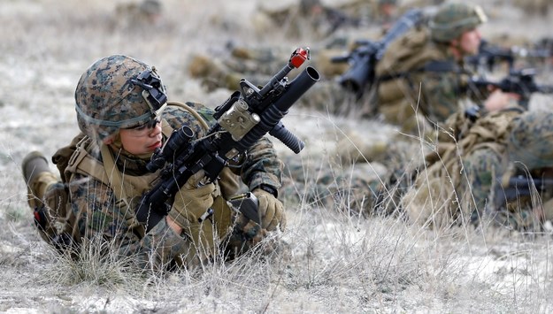 Żołnierze NATO podczas ćwiczeń na flance wschodniej /ROBERT GHEMENT /PAP/EPA