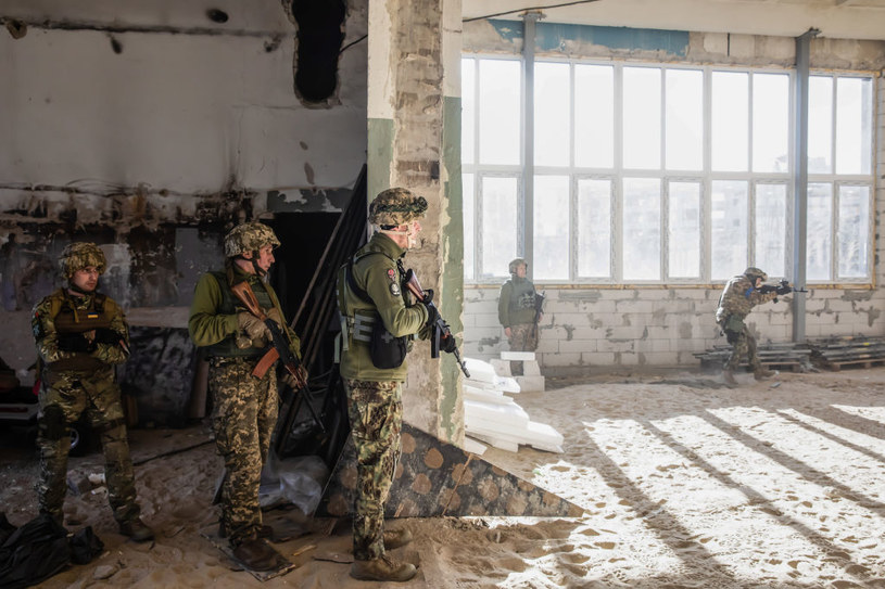 Żołnierze ukraińskiej obrony terytorialnej, zdj. ilustracyjne /SOPA Images / Contributor /Getty Images