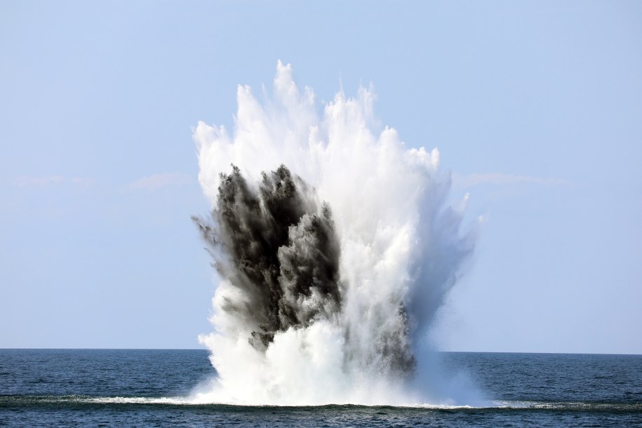 Żołnierze zdetonowali kolejny niewybuch z II wojny światowej /8. Flotylla Obrony Wybrzeża /Materiały prasowe