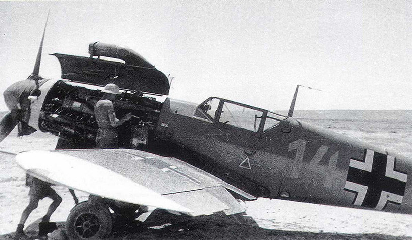 "Żółta 14" - mysliwiec Bf-109F należący do Marseille /INTERIA.PL/materiały prasowe