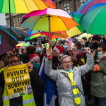 "Żółte kamizelki" protestowały przeciwko ustawie o globalnym bezpieczeństwie