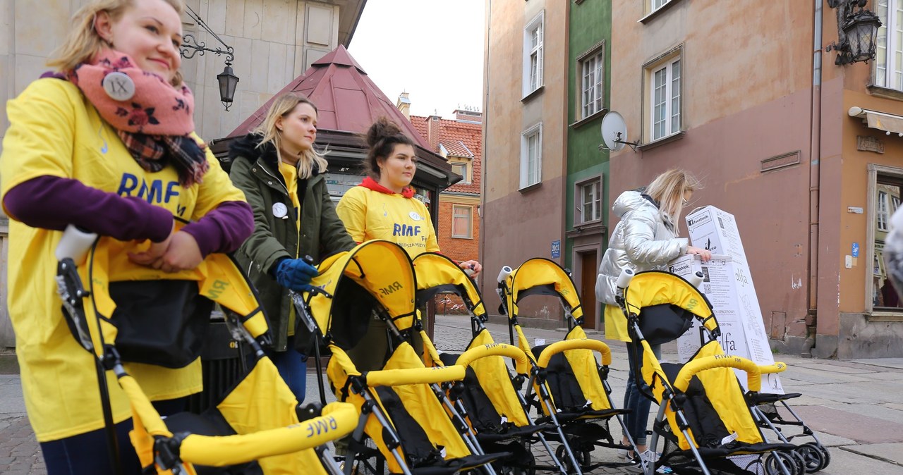 Żółte wózki od RMF FM błyskawicznie znalazły nowych właścicieli