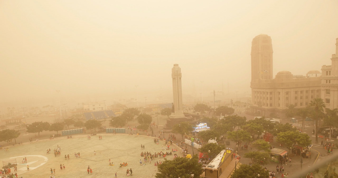 Żółty pył pokrył Wyspy Kanaryjskie