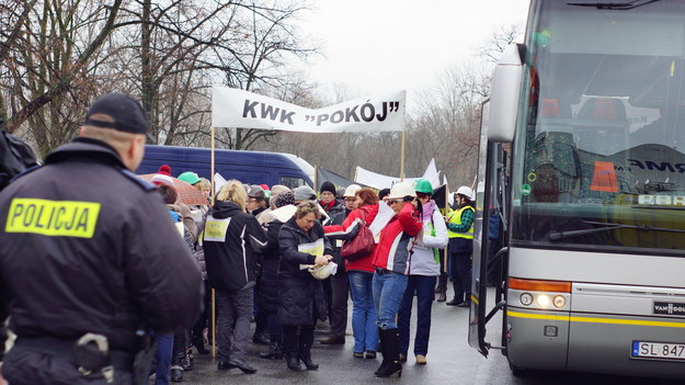 Żony górników przyjechały do Warszawy /Michał Dukaczewski /RMF FM