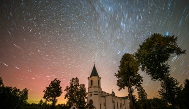 Zorza polarna na Suwalszczyźnie