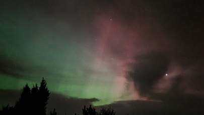 Zorza polarna nad Polską. Kolorowy spektakl na niebie [ZDJĘCIA] 