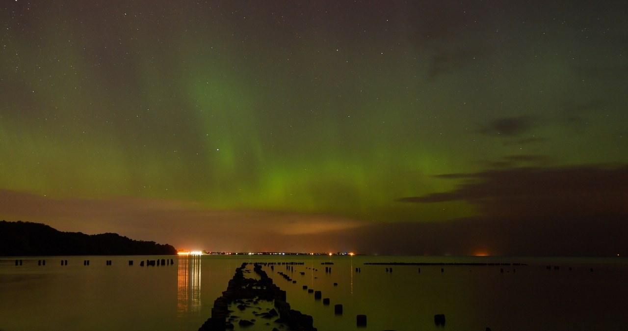 Zorza polarna nad Polską