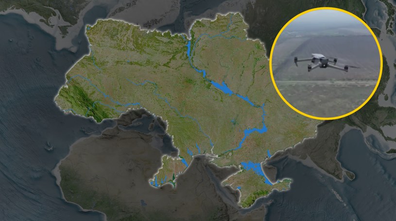 Została zarejestrowana niecodzienna powietrza "walka" między ukraińskim i rosyjskim dronem /123RF/PICSEL