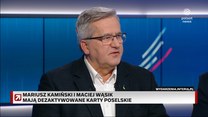 „Zostaliśmy przyzwyczajeni do myśli, że i sądy w Polsce stają się częścią polityki”. Komorowski w „Prezydenci i Premierzy”