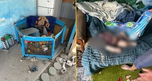 Zostały rozrzucone zabawki. Roczny chłopiec zabity przez rosyjski dron