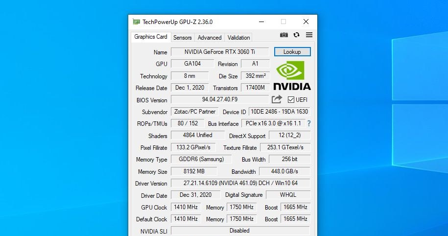 ZOTAC GeForce RTX 3060 Ti Twin Edge /INTERIA.PL