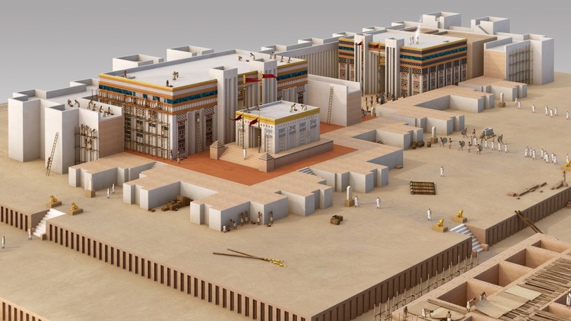 Zrekonstruowany wygląd sumeryjskiej świątyni sprzed 4,5 tys. lat /The Girsu Project/artefacts-berlin.de/British Museum /materiały prasowe