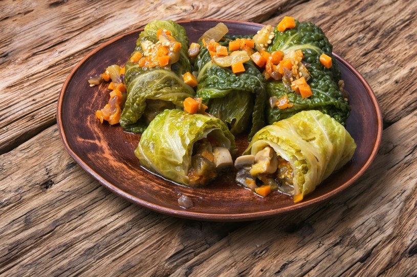 Zrezygnowałam z ryżu w gołąbkach. Dopiero z sycącym składnikiem nabierają pełni smaku