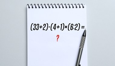 Zrób dzisiaj trening mózgu. Spróbuj swoich sił w tej zagadce matematycznej 