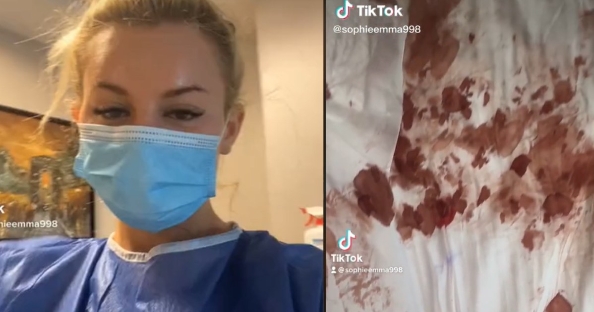 Zrobiła lifting pośladków i prawie umarła. Pokazała drastyczne zdjęcia z sali /@sophiadeweyx /TikTok