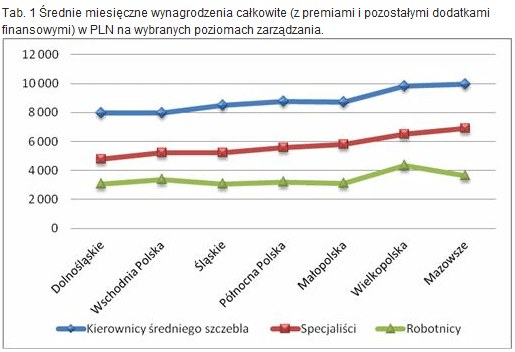 Źródło: Badanie Raport Płacowy edycji Wiosna 2011 – www.raportplacowy.pl /Kariera