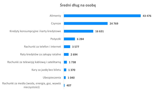 Źródło: Rejestr Dłużników BIG InfoMonitor /