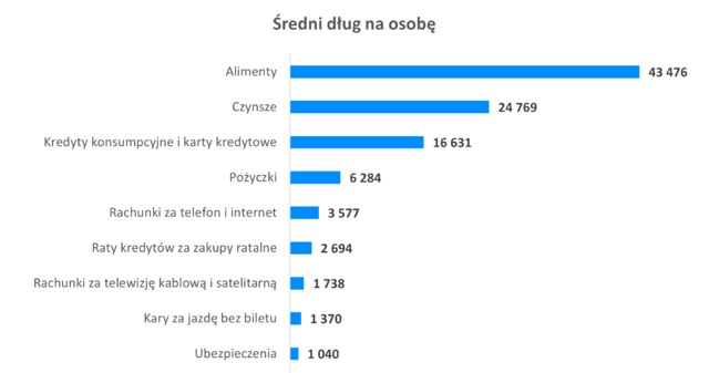 Źródło: Rejestr Dłużników BIG InfoMonitor /