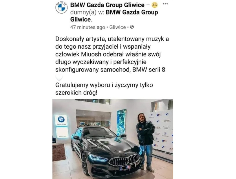 Źródło: Tweeter/BMW Gazda Group Gliwice /Informacja prasowa