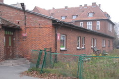 Zrujnowany oddział dziecięcy szpitala w Środzie Wielkopolskiej
