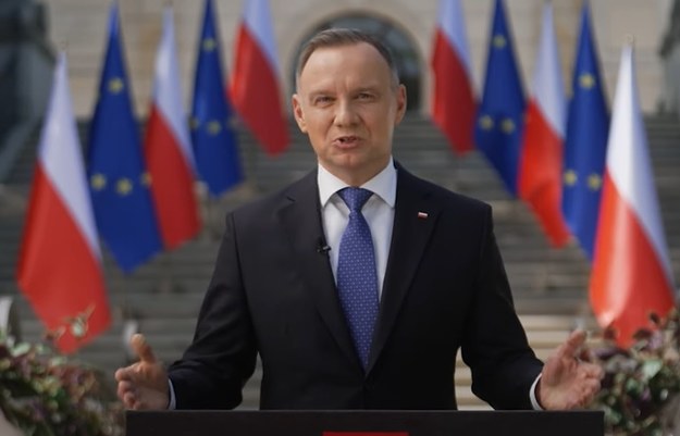 Zrzut ekranu z orędzia prezydenta Andrzeja Dudy /Kancelaria Prezydenta /