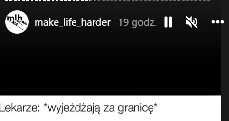 Zrzut ekranu z relacji Make life harder na Instastory /Instagram /materiały prasowe