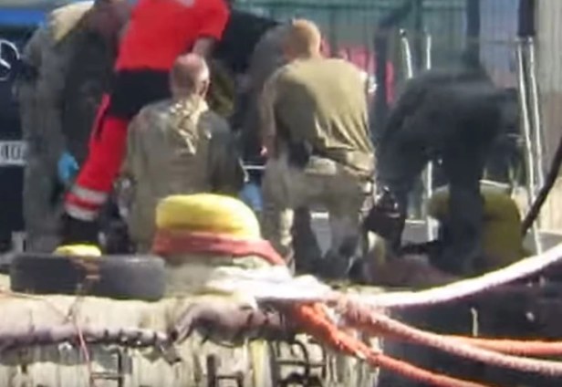 Zrzut z ekranu z filmu, na którym widać wypadek /YouTube /