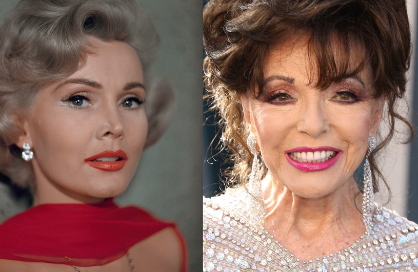 Zsa Zsa Gabor, Joan Collins /Getty Images