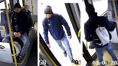 Zuchwała kradzież w komunikacji miejskiej w Gdyni. Policja publikuje wizerunek