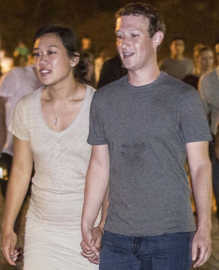 Zuckerberg z żoną /East News