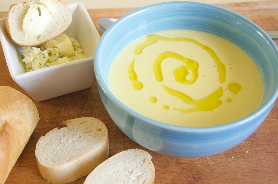 Zupa krem z kukurydzy /Malwina Zaborowska /RMF FM