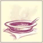 Zupa pieczarkowa z grzankami - przysłała Andzia