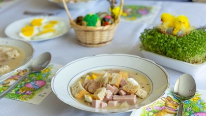 Żurek wygrywa z sałatką jarzynową. Jak będzie wyglądać typowa polska Wielkanoc?