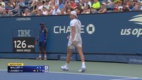 Zverev pokonuje Mullera w trzech setach na US Open