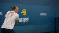 Zverev prezentuje się na korcie treningowy przed kampanią US Open